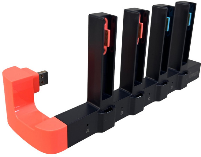 ipega 派鯊魚 SWITCH2 蟒蛇8合一座充, PG-SW2186, 黑色, 1個