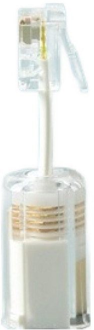 컴스 전화선 꼬임방지스프링 화이트, NT874