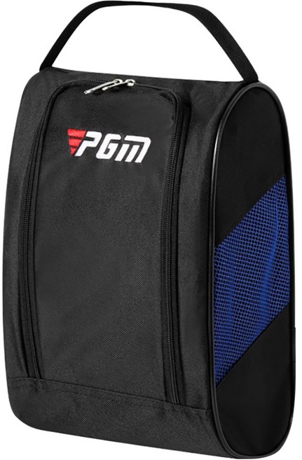 PGM Golf 高爾夫鞋包/透氣鞋袋 PG127, 1個, 黑色 + 藍色