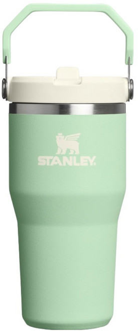 STANLEY 台灣公司貨 經典系列 IceFlow 手提吸管杯2.0, 1個, 開心果綠, 590ml