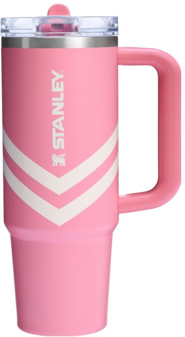 STANLEY 台灣公司貨 防漏吸管隨手杯, 0.88L, 1個, 復古甜粉