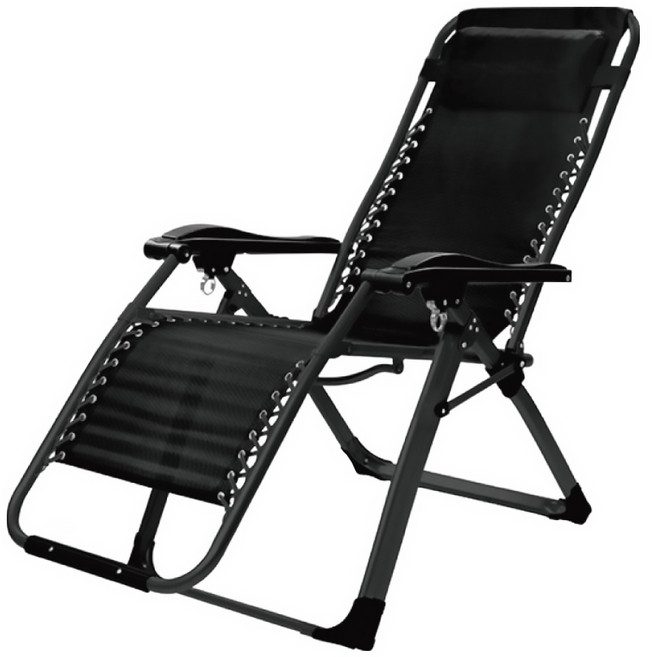 KOLKO 單人午睡折疊椅 A0192-1, 黑色方管