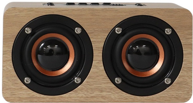 DTAudio 木質藍牙喇叭, WH5, 淺胡桃木