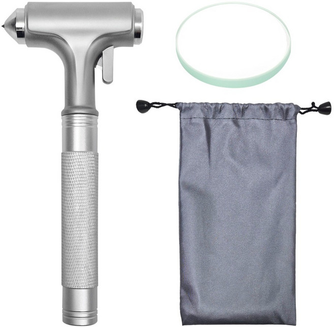 월드크린 차량용 비상 탈출 망치, 1개, 프로 메탈