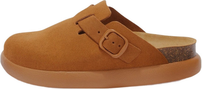 Scholl 女款厚底木屐 F32257, 干邑色, 230