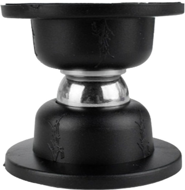 헬로우디 강력 자석 PVC 문충돌방지 도어스토퍼, 블랙, 1개