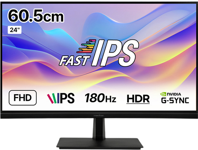 인터픽셀 FHD FAST IPS 180Hz 게이밍 일반 모니터, 60.5cm, IP2442