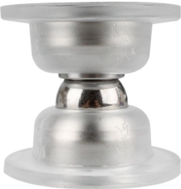 헬로우디 강력 자석 PVC 문충돌방지 도어스토퍼, 투명, 1개