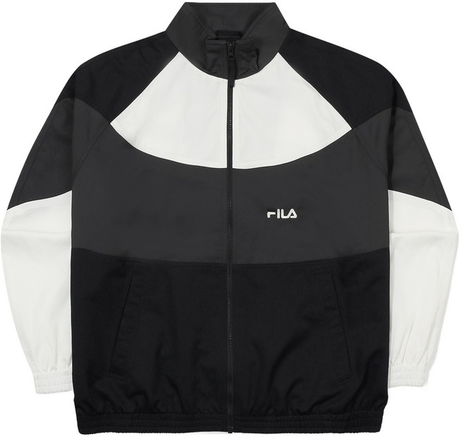 휠라 남녀공용 유니 루즈핏 컬러 배색 바람막이 FS2JKE3102X