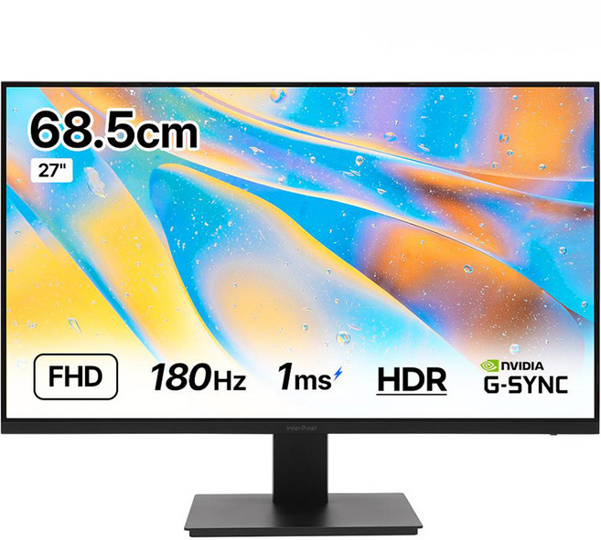인터픽셀 FHD 180Hz 게이밍 무결점 모니터, 68.5cm, IP2744(무결점)