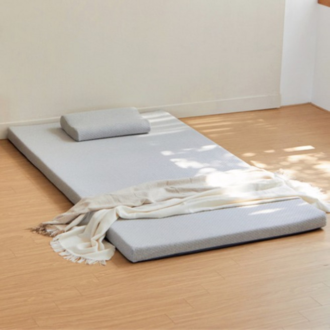 팜데코 단단한 접이식 토퍼 매트리스 110 x 200 cm