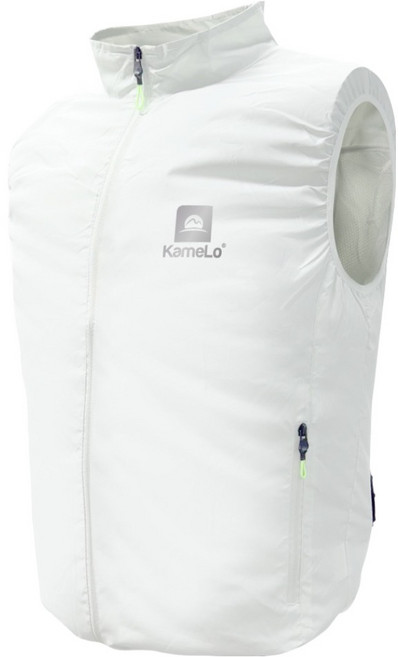 카멜로 아이스 팬조끼 방진복 + 쿨링팬 2p + 보조배터리 세트, 아이스민트, 1세트