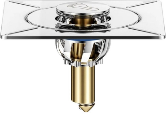 온트리 욕실 하수구 온오프 트랩, 1개