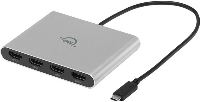 OWC USB-C 四埠 DisplayLink HDMI 4K 顯示器轉接器, 1個, OWCCADPDL4HDMI