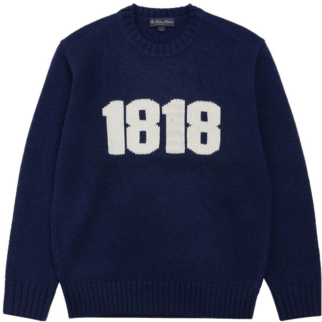 브룩스브라더스 남성용 1818 아카이브 울 인타샤 스웨터