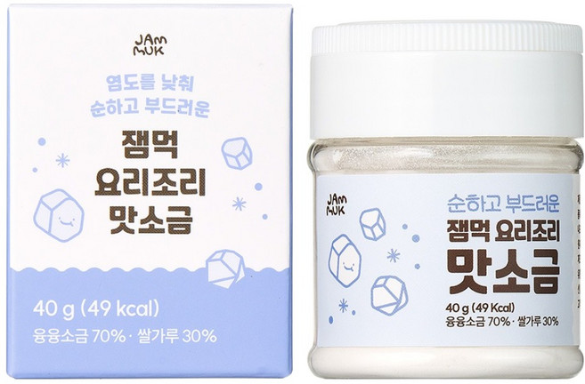 잼먹 요리조리 맛소금, 융융소금, 40g, 1개