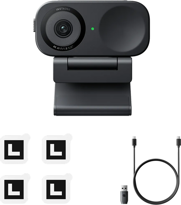 Insta360 視訊攝影機 Link 2C, 黑色