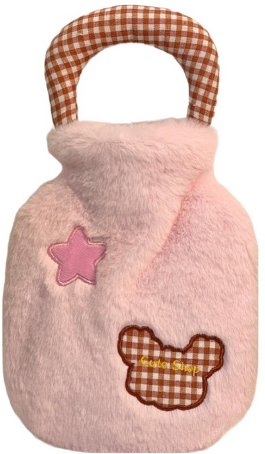 폴인셀 손잡이 커버 보온 물주머니 핑크, 1개