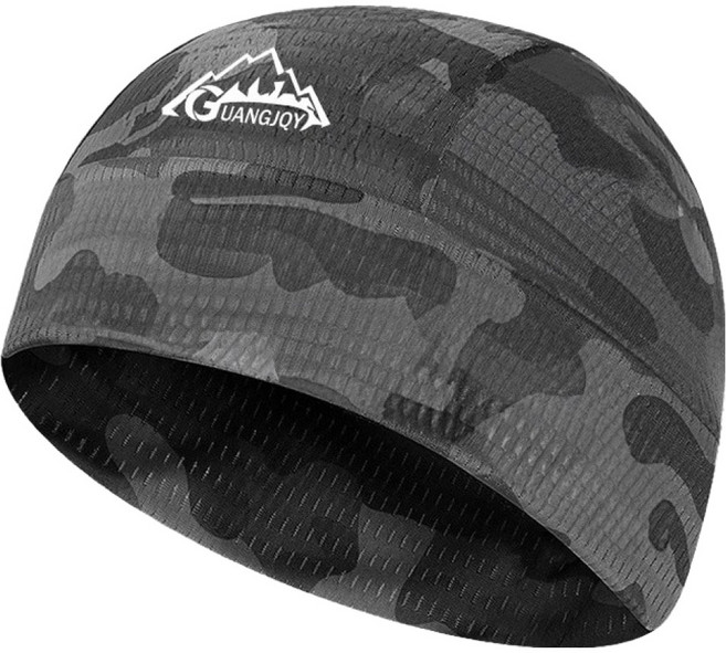 라운프 사이클 라이딩 헬멧 이너 캡, 카모그레이, 1개