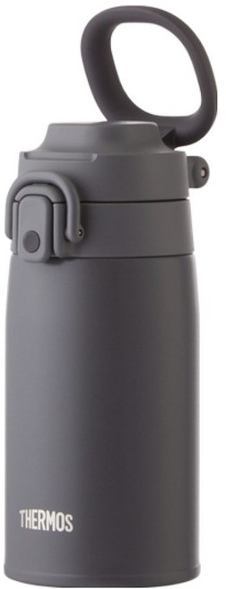 써모스 캐리 루프 원터치 텀블러 JOS-400K, 400ml, 다크그레이, 1개