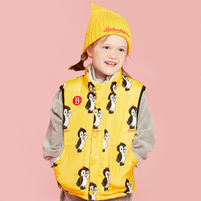 베베드피노 올오버휴고리버서블 다운 퍼 베스트 BP34VT301