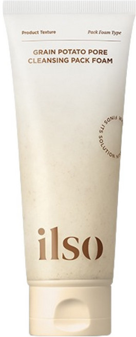 ilso 穀物馬鈴薯毛孔清潔面膜泡沫, 150ml, 1個
