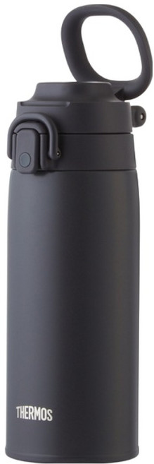 THERMOS 膳魔師 提環一鍵式隨行杯 JOS-550K, 膳魔師 JOS-550K-黑色 BK, 550ml, 1個