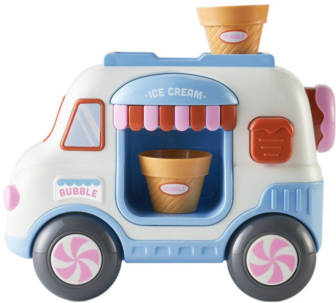 마이리틀타이거 타이거 버블 아이스크림 트럭 손세정제 디스펜서 장난감, 혼합색상, 1개