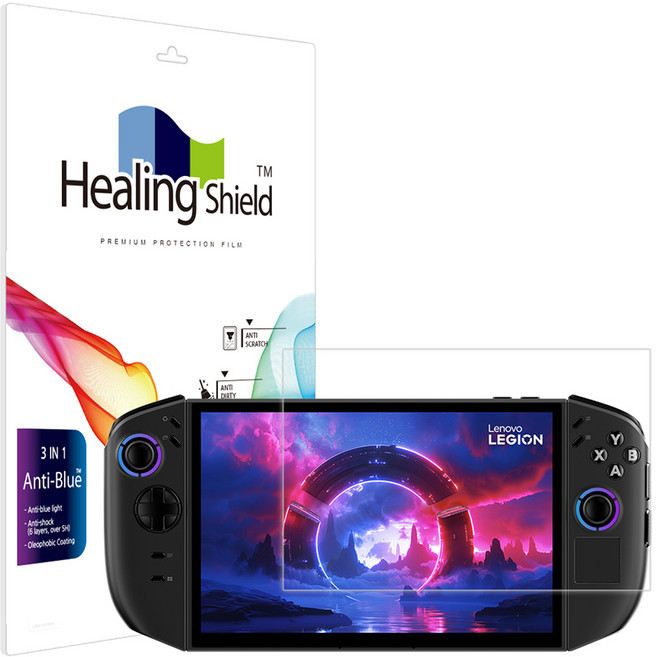힐링쉴드 레노버 리전 고2 블루라이트차단 액정보호필름 세트, 1세트