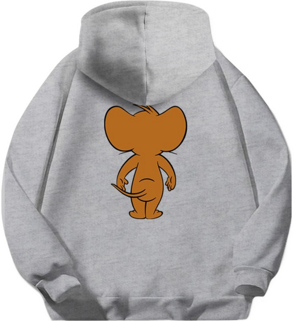 일루소 남녀공용 톰과제리 로고제리 후드티