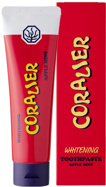 코랄리에 화이트닝 미백 치약 애플민트, 150g, 1개