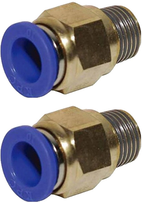 KPC 에어 원터치 휘팅 부속 피팅 숫나사 PC 08-04, 2개