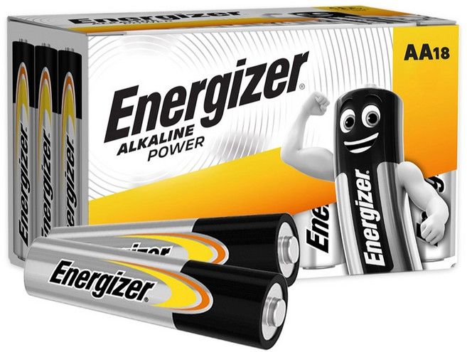 에너자이저 알카라인 AA 건전지, 18개입, 1개