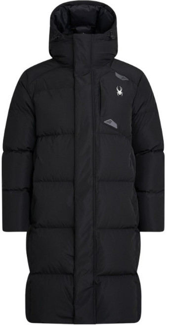 스파이더 남녀공용 롱 다운 자켓 SOKWCNDJ201MBLK