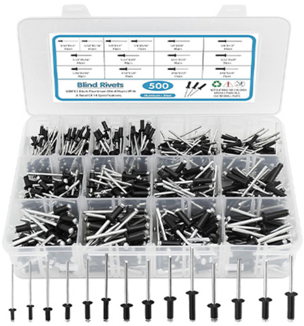 리벳못 500p + 케이스 세트, 1세트