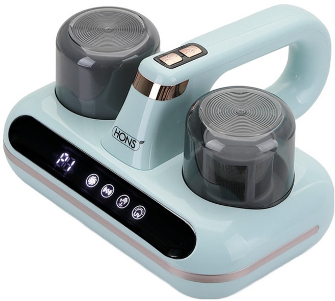 혼스 무선 UV살균 베베가드 프리 초고속진동패드 침구 청소기, HSBC-A201, 그린(HSBC-A201G)