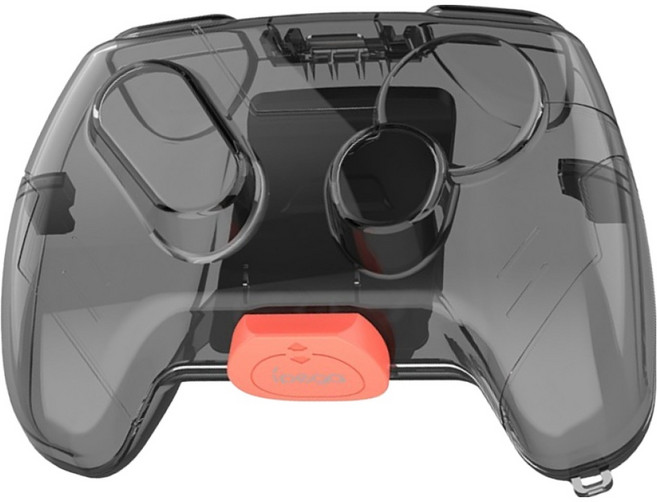 ipega 派鯊魚 SWITCH2 PRO手把保護殼, 1個, PG-SW2232, 透黑色