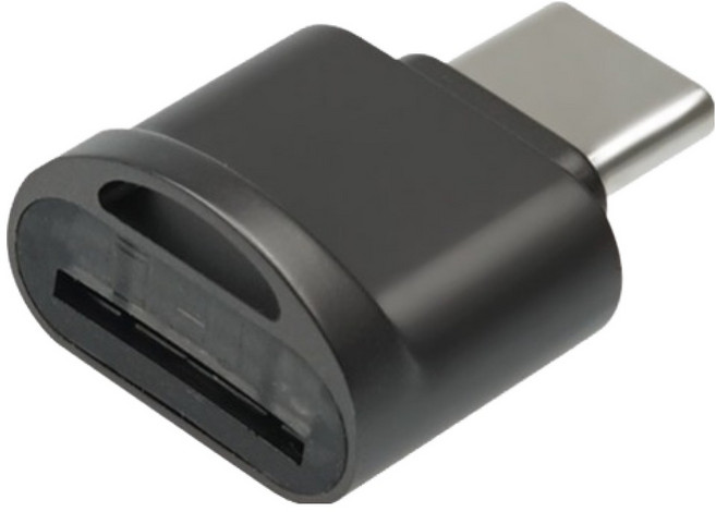 컴스 USB 3.1 Type C 카드리더기 Short TF Micro SD 카드, IF785, 1개