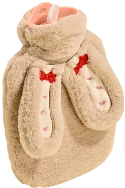 솔르 뜨거운 물병 온수 찜질팩 카키 12 x 18 x 3 cm 500ml, 1개 - 쿠팡