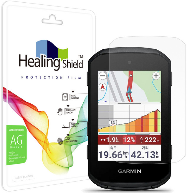힐링쉴드 저반사 지문방지 액정보호필름 2p 세트, 1세트