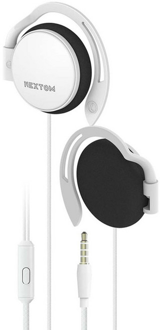 넥스톰 3.5mm 클립형 유선 이어폰 NXT-300E 화이트