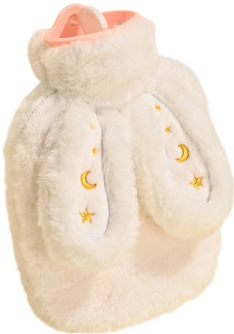 솔르 뜨거운 물병 온수 찜질팩 화이트 12 x 18 x 3 cm 500ml, 1개