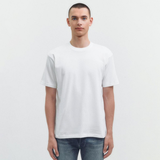 헤인즈 남녀공용 시로 크루넥 티셔츠