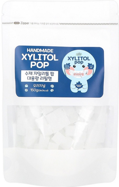 자일리톨팝 파우치 오리지널, 1개, 150g