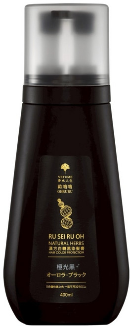VEFUME 香水人生 漢方白轉黑染髮膏, 1個, 極光黑