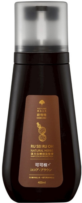VEFUME 香水人生 歐嚕嚕 OHRURU 何首烏染髮膏, 1個, 可可棕