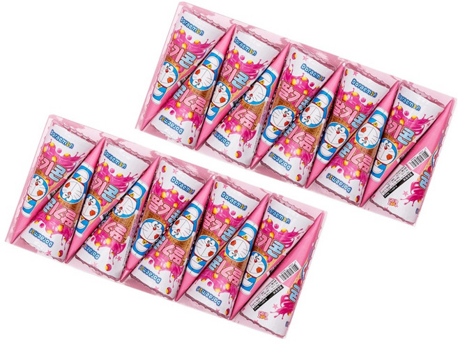 도라에몽 딸기콘 과자, 15g, 20개