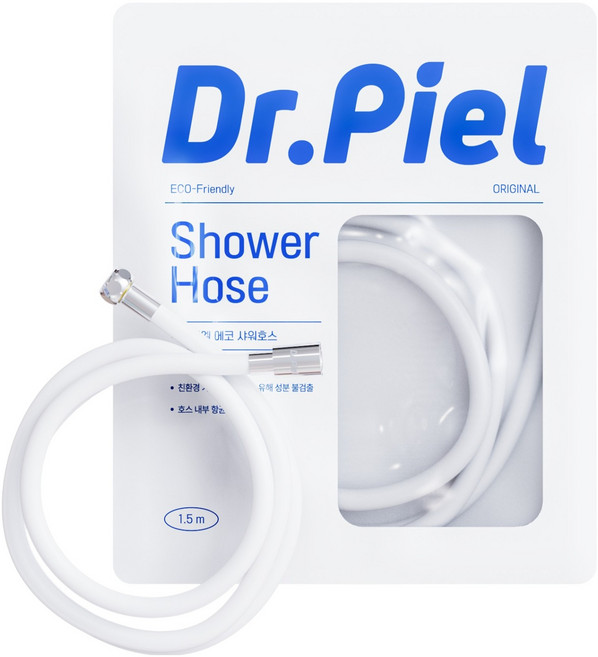 닥터피엘 에코 샤워호스, 1.5m, 화이트