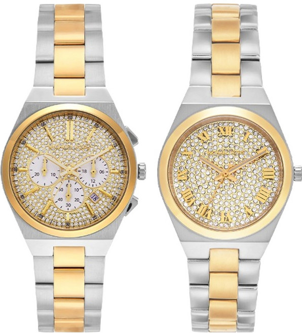 MICHAEL KORS Lenox 金屬手錶 2件組 MK7503SET