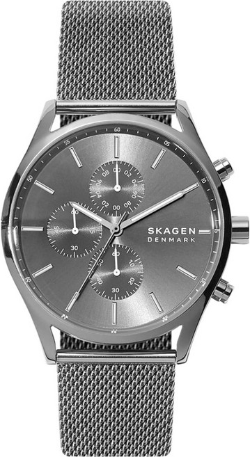 스카겐 남성용 홀스트 크로노그래프 메탈시계 SKW6608